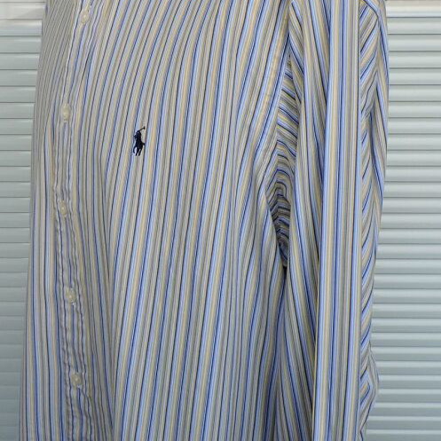 Polo Ralph Lauren Irving men's long sleeve striped shirt XL/XXL like new