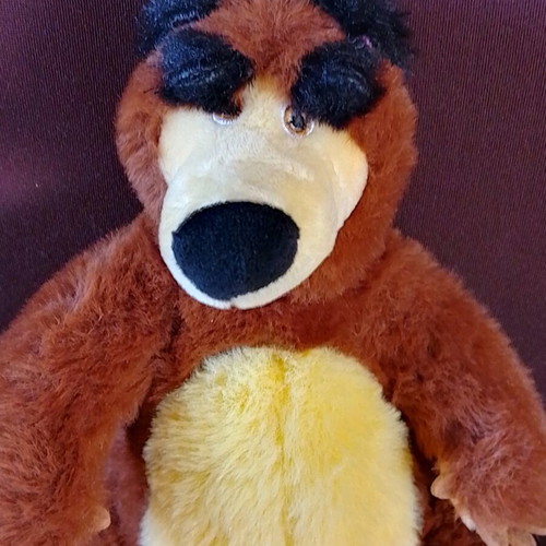Masha and the Bear plush toy like new