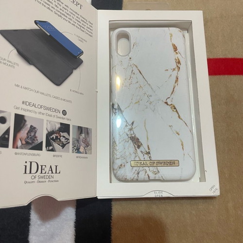 iPhone XS Max case ideal of Sweden used with ring holder and side damage