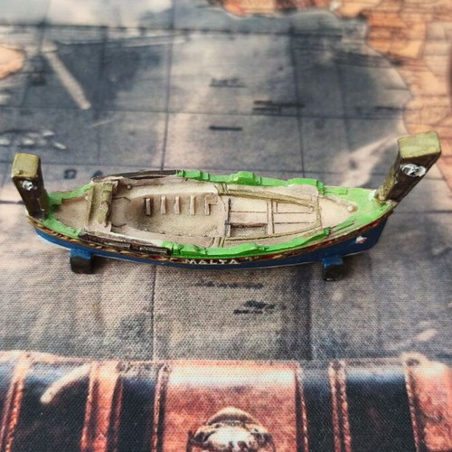Luzzu traditional boat miniature Malta souvenir new