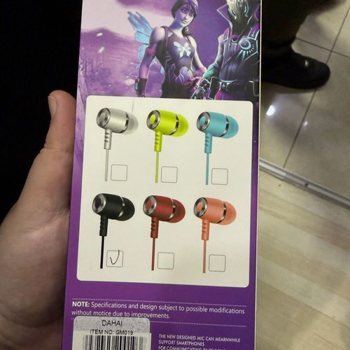 Fortnite earphones sealed