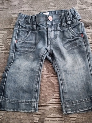 Girls' jeans like new, dark blue
