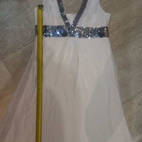 Access white dress size S like new