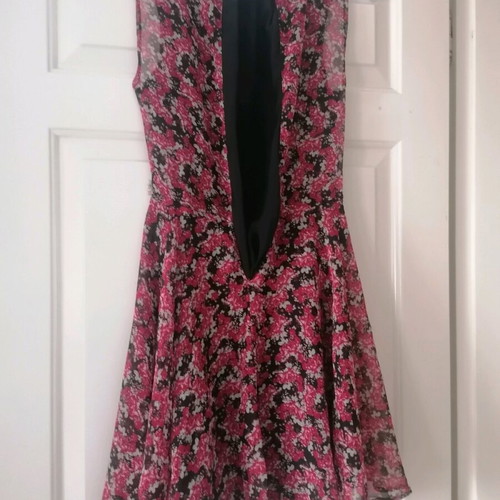 Zara floral mini dress new, red, size XS -  15,00 - Vendora.cy
