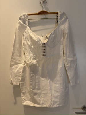 Oh Polly Mini Summer Dress white size S used