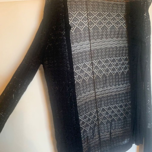 Zara knitted cardigan black like new, unworn size S