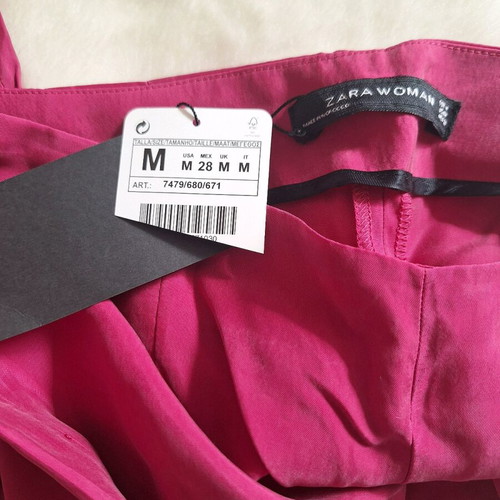 Zara high-waisted pants size M new