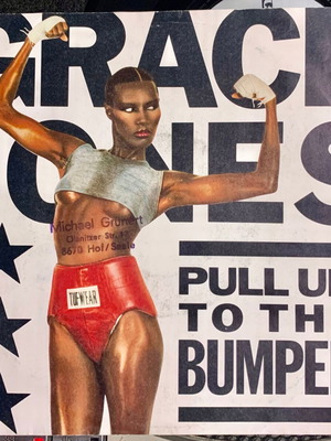 Grace Jones Pull Up To The Bumper 7" Vinyl Single, 1986, Pop