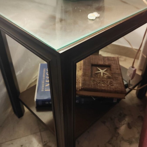 Wooden table for lamp, like new