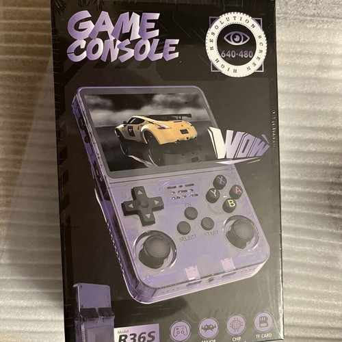 R36s Pro 2026 TV Out retro gaming console new, sealed