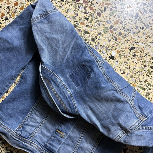 Tom Tailor Denim jacket women's small skinny like new, blue