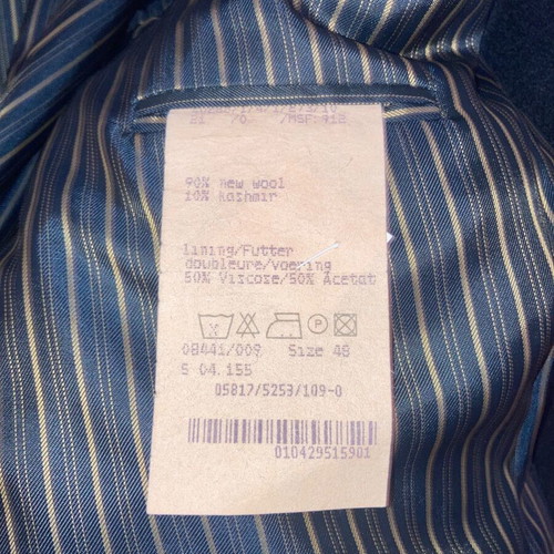 LENTZOS Vintage Black Jacket Like New Size 48