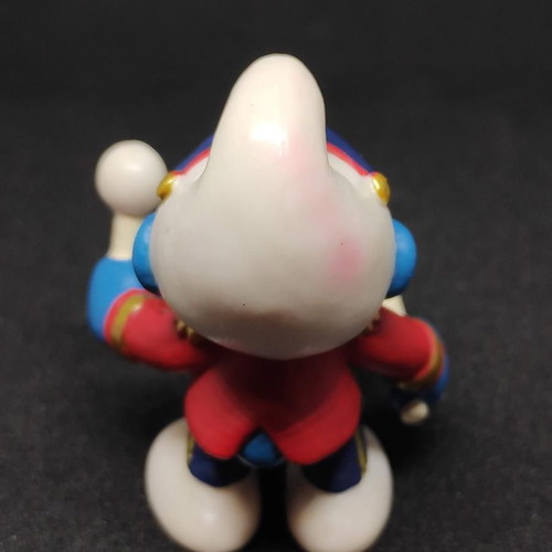 Schleich Smurf Drummer Figure 2001 like new