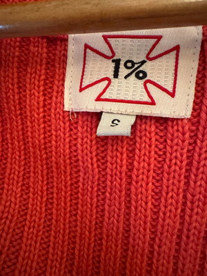 Μάλλινη ζακέτα πορτοκαλί σαν καινούργιο, μέγεθος S