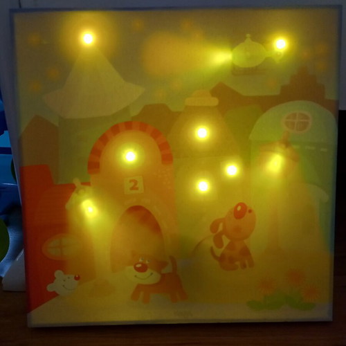 Night Light with Led Lights and Battery Operation like new