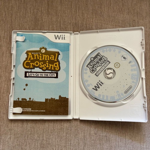 Animal Crossing Let's Go to the City Nintendo Wii game used, PAL
