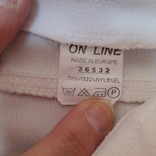 Woman's trousers white used, size M, elegant