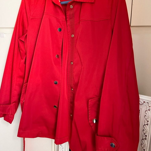 Zara red trench coat jacket new, size S