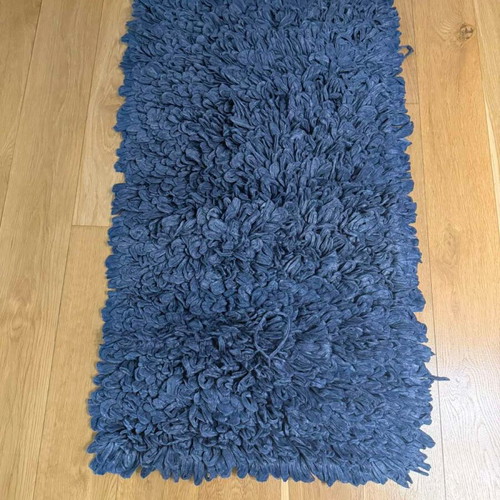 Rug used 120 x 70 blue