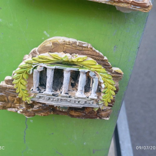 Gypsum magnet Acropolis new, hand painted