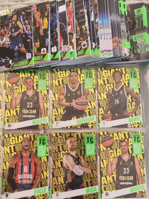 Top Class Euroleague 2026 Cards new, pack 75/270 + 7 holo giant