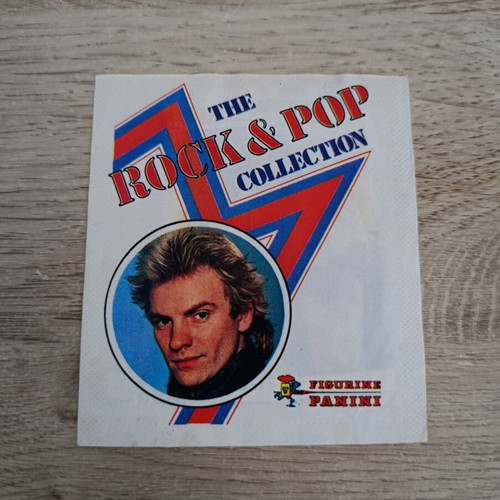 Panini Rock and Pop Collection 1980 sticker pack used