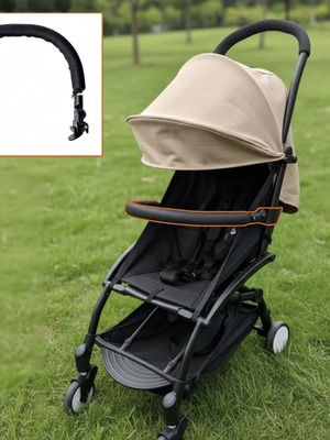 Stroller Accessory Protective Bar with Clamp Connection, New