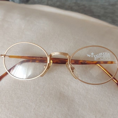 Wichita by Kalch optics vintage eyeglass frame like new, gold color