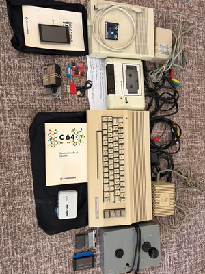 Commodore 64 II retro bundle used, complete with peripherals and games