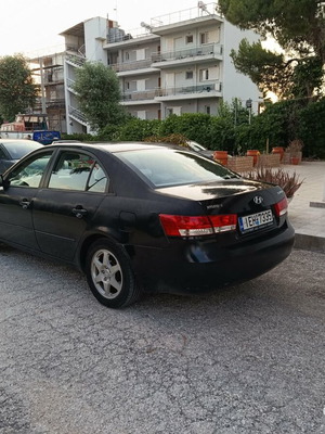 Hyundai Sonata 2.4L 2006 used, manual, blue sedan
