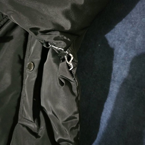 Thick winter jacket used, black, size L