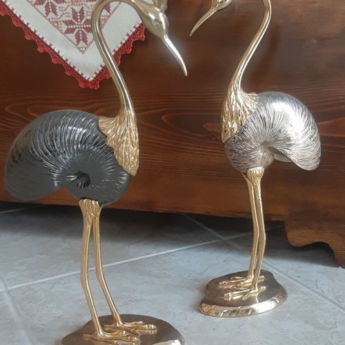 Decorative birds new, 45cm height, stable and floor standing