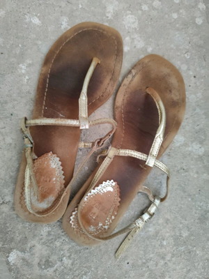 Leather sandals used, size 36, sandals