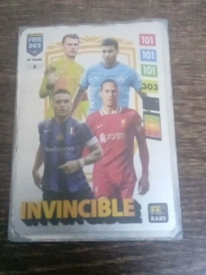 Invincible football card like new