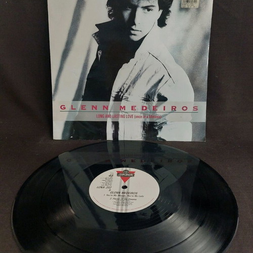 Glenn Medeiros Long And Lasting Love vinyl used, pop