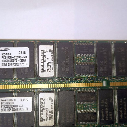 2GB DDR Registered ECC server memory used
