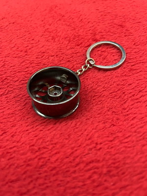 Car Wheel Keychain new