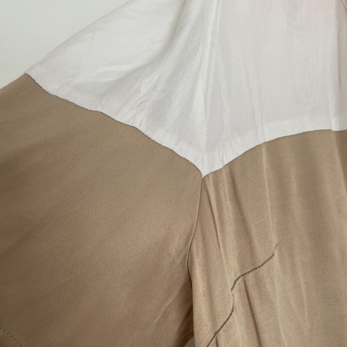 Nadia Rapti short-sleeve jacket, medium, white and beige