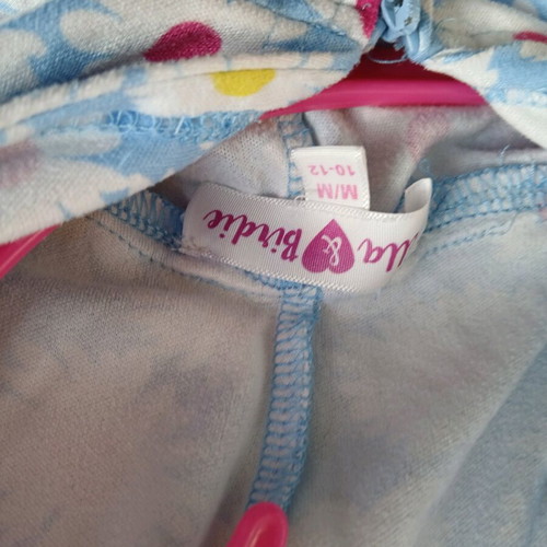 Onesie pajama like new, cotton, multicolor size 10-12