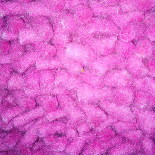 Fuchsia shaggy handmade rug new 160x230