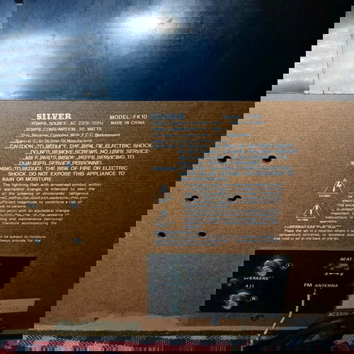 Silver fk10 μεταχειρισμένο πικ απ και ράδιο με ηχεία