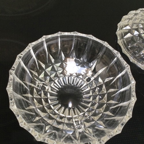 Crystal fondant dish used, diameter 15cm