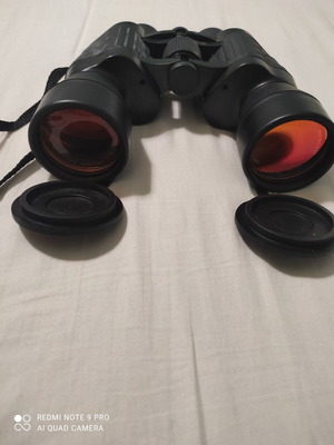Breaker Optical Binoculars 7x50mm like new, black with strap and case