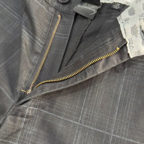 Blue Crown men's black checkered bermuda shorts like new W30
