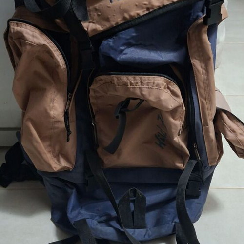 Terra camping backpack used, 65x45 cm, multiple pockets