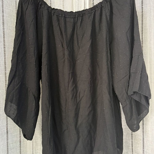 Strapless Black Top like new