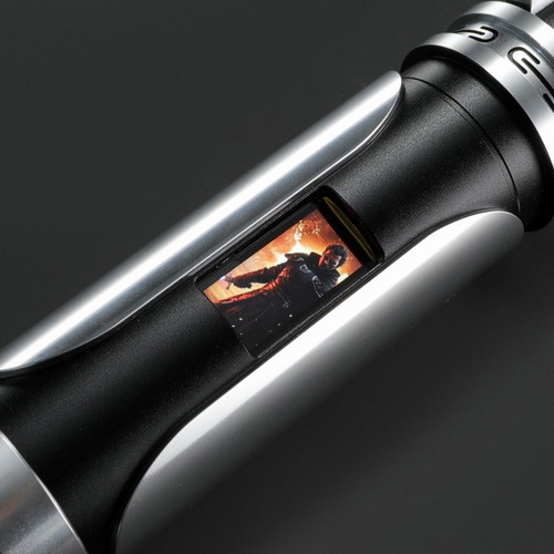 Star Wars lightsaber with OLED screen, new