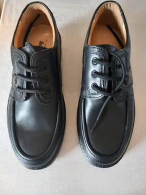 Boxer leather casual shoes size 41 new, black