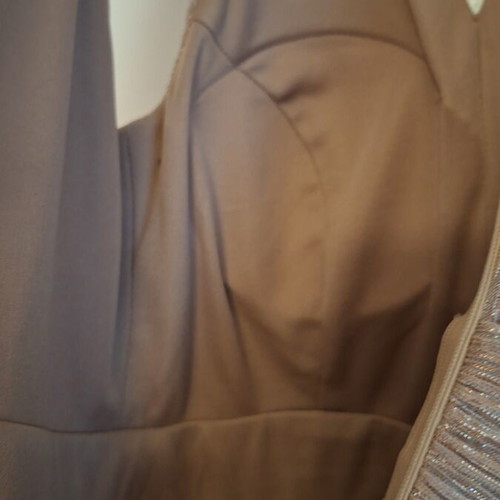Abiyefon Maxi Dress size 40 like new, rose gold shimmer