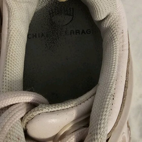 Chiara Ferragni CF-1 pink sneakers used, size 38